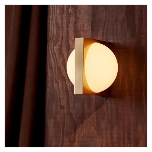 Lámpara de pared de cristal compacta para iluminar espacios reducidos 5