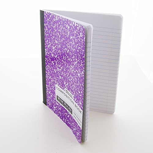 Cahier de composition rigide marbre BAZIC avec reliure robuste et 100 feuilles - 7