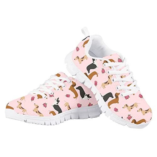 Dolyues Kids Sneakers Girls Tennis Shoes for Running Athletic Walking Gym Sports Lightweight Breathable Shoe Footwear4