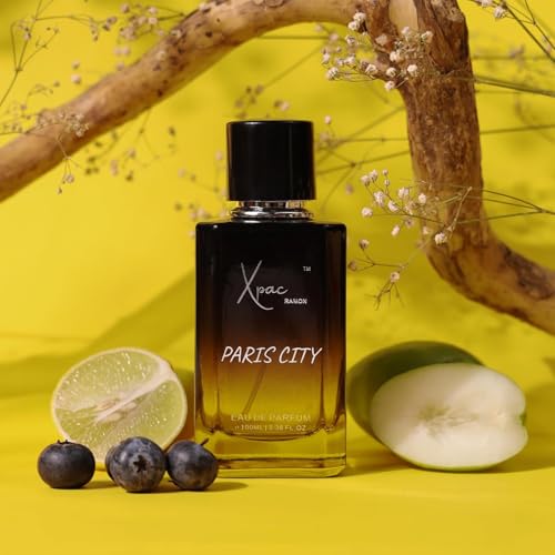Image of Paris City Eau De Parfum for Men, Long Lasting Luxury Fragrance with Fresh Citrus, Premium Perfume Spray for Daily Wear, Office, Party & Evening Use, 100 ml Each (Pack of 2)