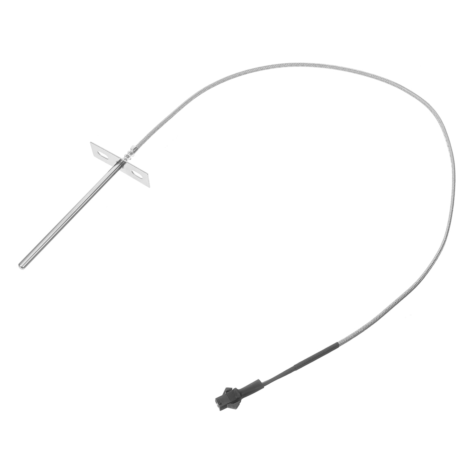 HEMOTON 4 Set Termometro macchina griglia cucinando carne sensore temperatura esterno accessori barbecue accessori per barbecue sonda temp sonda di temperatura Acciaio inossidabile Silver