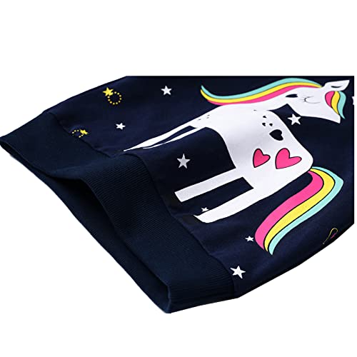 Girls Clothes 2-8 Years Rainbow Girls Jumpers 2-8 Years Kids Clothes Pink Girls Sweatshirt Toddler Girls Tops for Girls T Shirts - Image 7