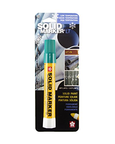 Sakura 46651 Green Solidified Paint Low Temperature Solid Marker, -40 to 212 Degree F, 13 mm Twist-Up Tip