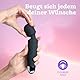 Vibrator für Frauen - Leises und Starkes Massagegerät + Akku - Sexspielzeug mit 20 Vibrationsmuster und 8 Geschwindigkeitsstufen - Kabelloser Dildo für Klitoris, G Spot - Oliver James (Schwarz)