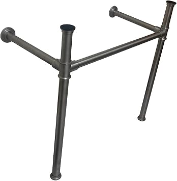 Kingston VPB13688 Stainless Steel Console Sink Legs, Brushed Nickel
