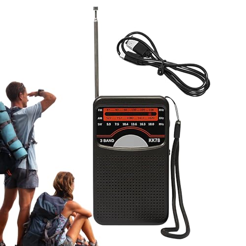 Radio de survie extérieure rechargeable avec réception audio sans fil stable
