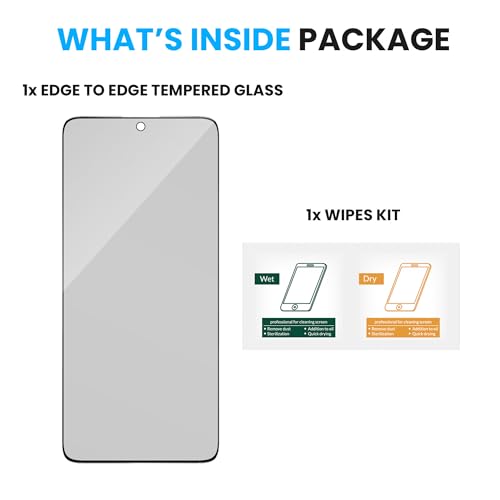 Image of ArmourPro Military Grade Matte Anti-Glare Tempered Glass Screen Protector for Poco X6 (6.67 Inch) With Installation Kit | Edge to Edge Coverage | Black