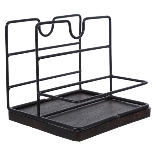 ERINGOGO Porte-Serviettes De Table Style Cuisine Ferme Décoration De Table pour Restaurant Porte-Serviettes Décoratif Marron Foncé