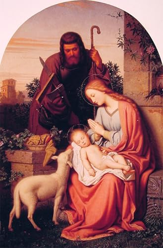 Lienzo la Sacra Famiglia Ittenbach cuadro artístico ideal para regalar en ocasiones especiales