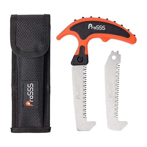 ProSSS Hunting Bone Saw Replaceable Blade, 65Mn Hardened