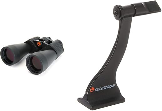 Celestron SkyMaster 12x60 Binoculars with Celestron 93524 Binocular Tripod Adapter Black