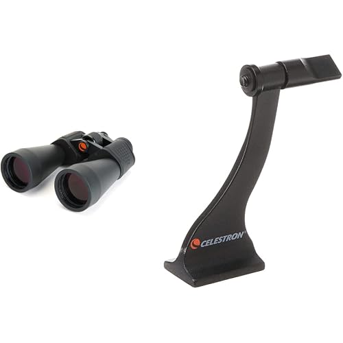 Celestron SkyMaster 12x60 Binoculars with Celestron 93524 Binocular Tripod Adapter (Black)