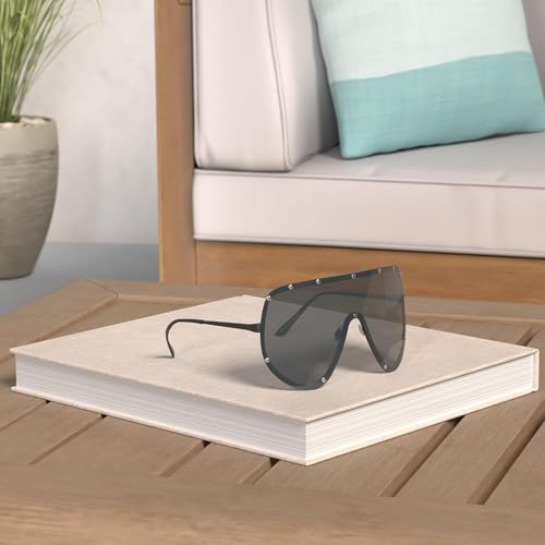 Oversized Polarized Shield Sunglasses for Men and Women Anti-Glare3