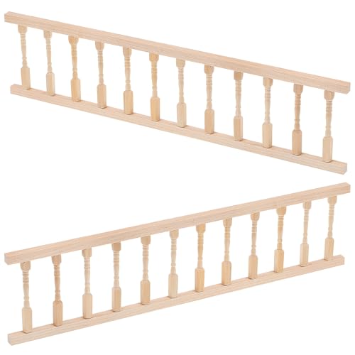 Balustrade pour maison de poupée 1/12 TOYANDONA en bois miniature