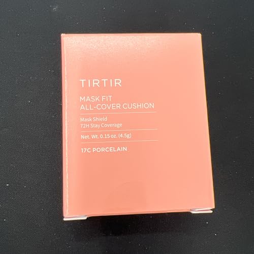 Image of [*Mini Size*] TIRTIR All Cover Pink Cushion | Korean Cushion Foundation, (#17C Porcelain, 0.15 Fl Oz)