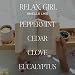 Sweet Water Decor Relax Girl, Peppermint, Cedar, Clove, and Eucalyptus Scented Soy Wax Candle for Home | 9oz Clear Jar, 40 Hour Burn Time, Non Toxic, Made in the USA