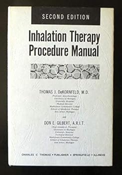 Hardcover Inhalation Therapy Procedure Manual Book