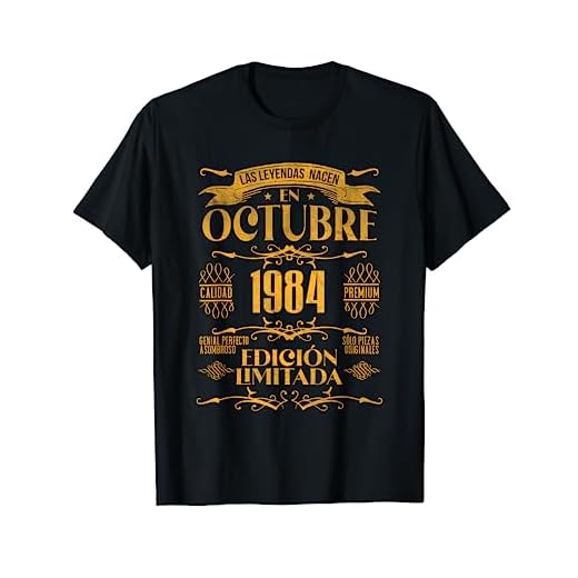 Las Leyendas nacen en Octubre de 1984 - 39 Años Cumpleaños Camiseta