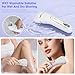 Qreeyx Epilator for Women, 7 in 1 Epilator Hair Removal for Women, Shaver, Bikini, Face Razor, Facial Brush, Face Massage and Body Exfoliator, Waterproof Painless Lady Shaver (White 227)