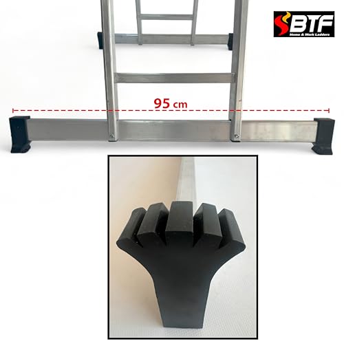 Escalera de aluminio BTF articulada para reformas del hogar y bricolaje 7