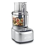 Cuisinart Elemental 11-Cup (2.6 L) Food Processor with Attachments, 550W, Silver (FP-11SSVEC)