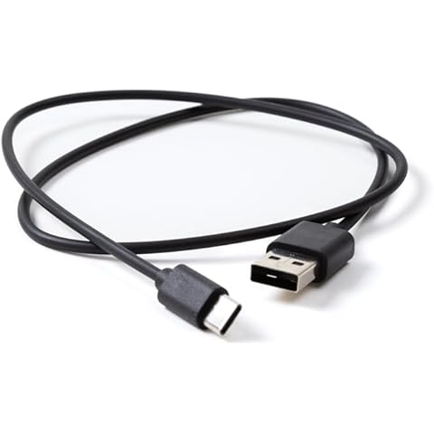 POGS USB-C Charging Cable | Universal USB to USB-C Cable | Charges The Turtle and The Elephant 2 Headphones | Excludes USB Plug | 1.6 ft (Black) Cover