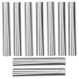 COHEALI 10 Piezas de Conector de Barra Romana para Cortinas de Acero Inoxidable, Juntas para Varillas de 28mm, Adecuado para Sala y Comedor