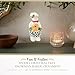 Spode Snowman Baker Ornament - Festive Holiday Decor Accent in Dolomite - Traditional Christmas Ornament for Tree Trimming & Seasonal Gifting - Minimalist Home Decoration