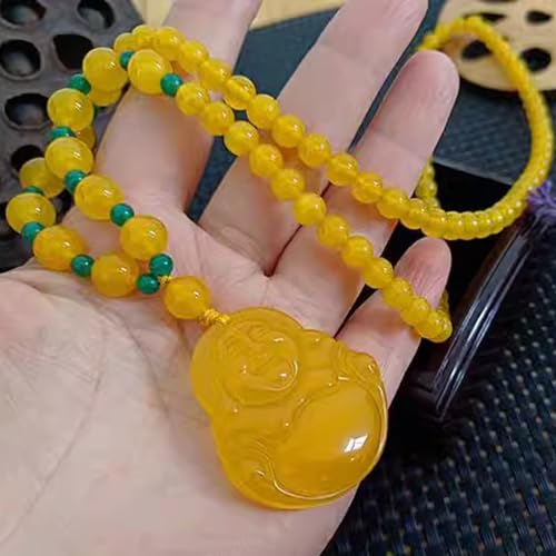 Collier en calcédoine naturelle cadeau bien-être - 2