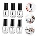 VICASKY 15ML Empty Nail Polish Bottles 12pcs Glass Dispenser Containers Brush Cap for DIY Nail Art and Cosmetic Samples
