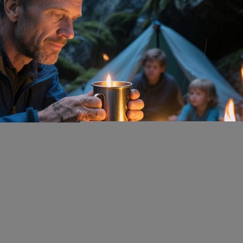 20 Pcs Notfall Kerzen In Blechdos, skerzen Brenndauer Notfallkerze Bei Stromausfall, Windfeste Rauchfreie skerzen Für Zuhause Black-out Camping (30h Brenndauer) – Bild 4