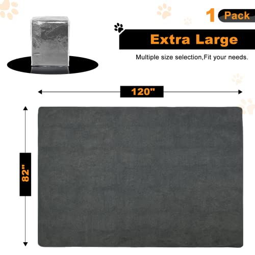 Image of Dog Pee Pad Washable 82x120 Extra Large,Absorb Reusable Whelping Pads, Non-Slip Puppy Training Pads, Waterproof Floor Mat for Potty Training, Playpen,Incontinence,Housebreaking,Bed