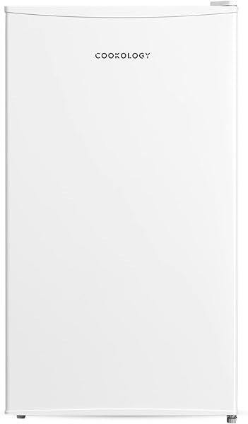 Cookology UCFR88WH Under Counter Freestanding Fridge in White - 93 Litre Capacity - Adjustable Temperature Control & Legs - Reversible Door - 1