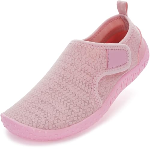 Image of WHITIN Kids Shore Explorer Water Shoes | Boys /Girl Barefoot Aqua Socks Z1K2 | Easy to Put on & Take off, Beach Exploration, Sand Walking, Breathable & Quick-drying, Pool Anti-Slip Grip, Toe Protection