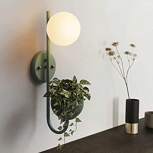 Lámpara de pared moderna minimalista con portalámparas E27 estilo bola de hierro 3