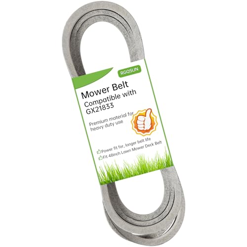 Lawn Mower Drive Belt Compatible with John Deere GX21833 GX20571 48 inch Deck Drive Belt Compatible with L120 L130 LA130 LA140 X140 X165 D140 D150 E140 E150 145 155C