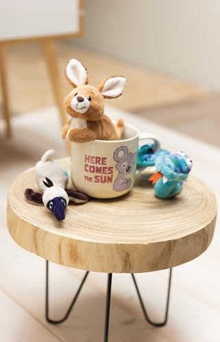 NICI MagNICI Känguru Kelly 12cm braun - Kuscheltier mit Magnet - Plüschtier für Kühlschrank, Tafel, Metall & vieles mehr, tolle Geschenkidee
