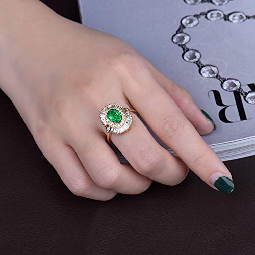 Ficha técnica Bishilin Anillo de Oro Amarillo 750 Reales Flor Mujeres Anillos de Bandas 113 CT Esmeralda Elegante Ajuste Cómodo Anillo de Compromiso de Boda para Cumpleaños Navidad Oro Talla 17 - Fernando Cortés Ficha técnica Bishilin Anillo de Oro Amarillo 750 Reales Flor Mujeres Anillos de Bandas 113 CT Esmeralda Elegante Ajuste Cómodo Anillo de Compromiso de Boda para Cumpleaños Navidad Oro Talla 17 - Fernando Cortés