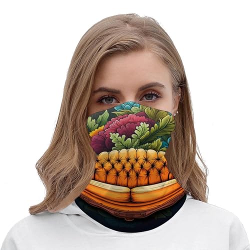 Neck Gaiter Couch Balaclava para hombres y mujeres máscara facial de protección solar enfriamiento transpirable cubierta para cara bufanda sombrero banda para el cabello envoltura para esquí y senderismo miniatura 5