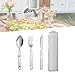 Vaveren 2x3x Camping Cutlery Set for Hiking and Travel