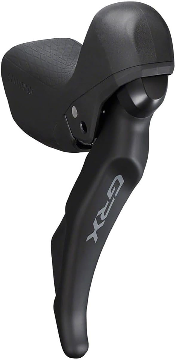 Shimano GRX ST-RX600 11-Speed Right Drop-Bar Shifter/Hydraulic Brake Lever with BR-RX400 Flat Mount Caliper, Pre-Bled 1700mm Hose