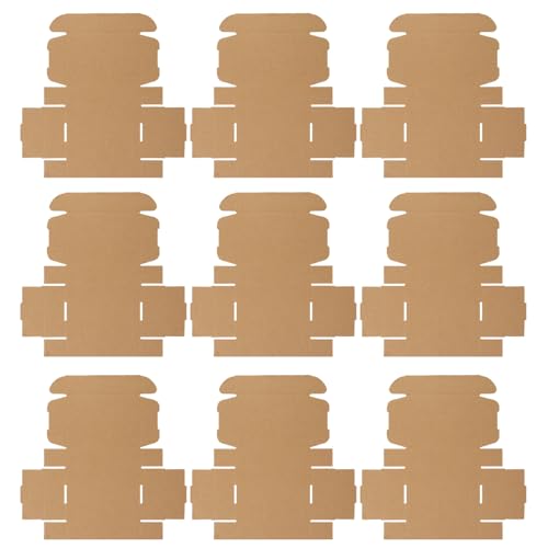 HONMEET - HONMEET 50pcs Corrugated Cardboard Boxes Packing Moving Storage for Small Items Phone Cases Earrings Makeup