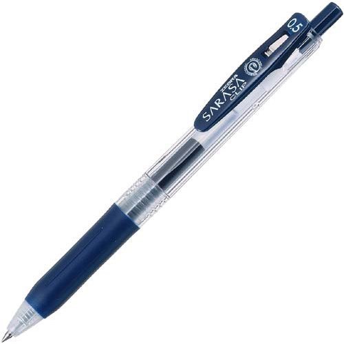 Zebra sarasa Clip 0.5mm Blue Black 5 Pieces-image-41