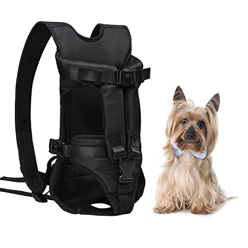 Mochila para perros pequeños, mochila de transporte especial para cachorros y perros medianos, mochila transpirable para perros, senderismo, viajes, camping Cover
