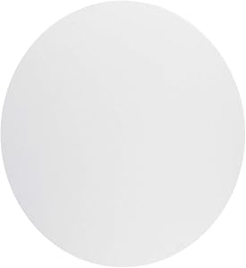 MILISTEN 50cm Large Round Canvas for Oil Painting Large Canvas Drawing Board for Artists Oil Acrylics Tempera