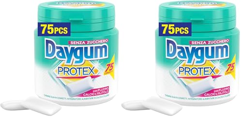 Daygum Protex Gomme da Masticare, Pacco da 150 Pezzi, 104g, 104 grammo