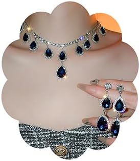 Necklace Earrings Sets Tassel Dangle Earring Prom for Women
