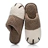 GOEWY Cute Animal Slippers for Women Men Cozy Cat Paw Memory Foam Non-Slip House Slippers for Ladies Indoor Outdoor Bedroom Shoes Gifts for Mom Lover Women Girlfriend