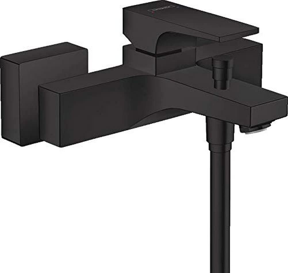 hansgrohe Metropol Bath Mixer Tap Surface-Mounted Single Lever Matt Black