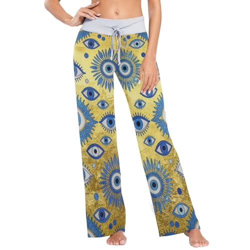 Pantalon de pyjama mauvais œil fin pour des soirées cocooning douillettes